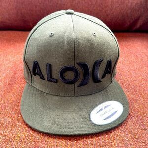 Hurley Aloha Hawaii Flag Sig Zane Designs Snapback Hat RARE Size Adjustable